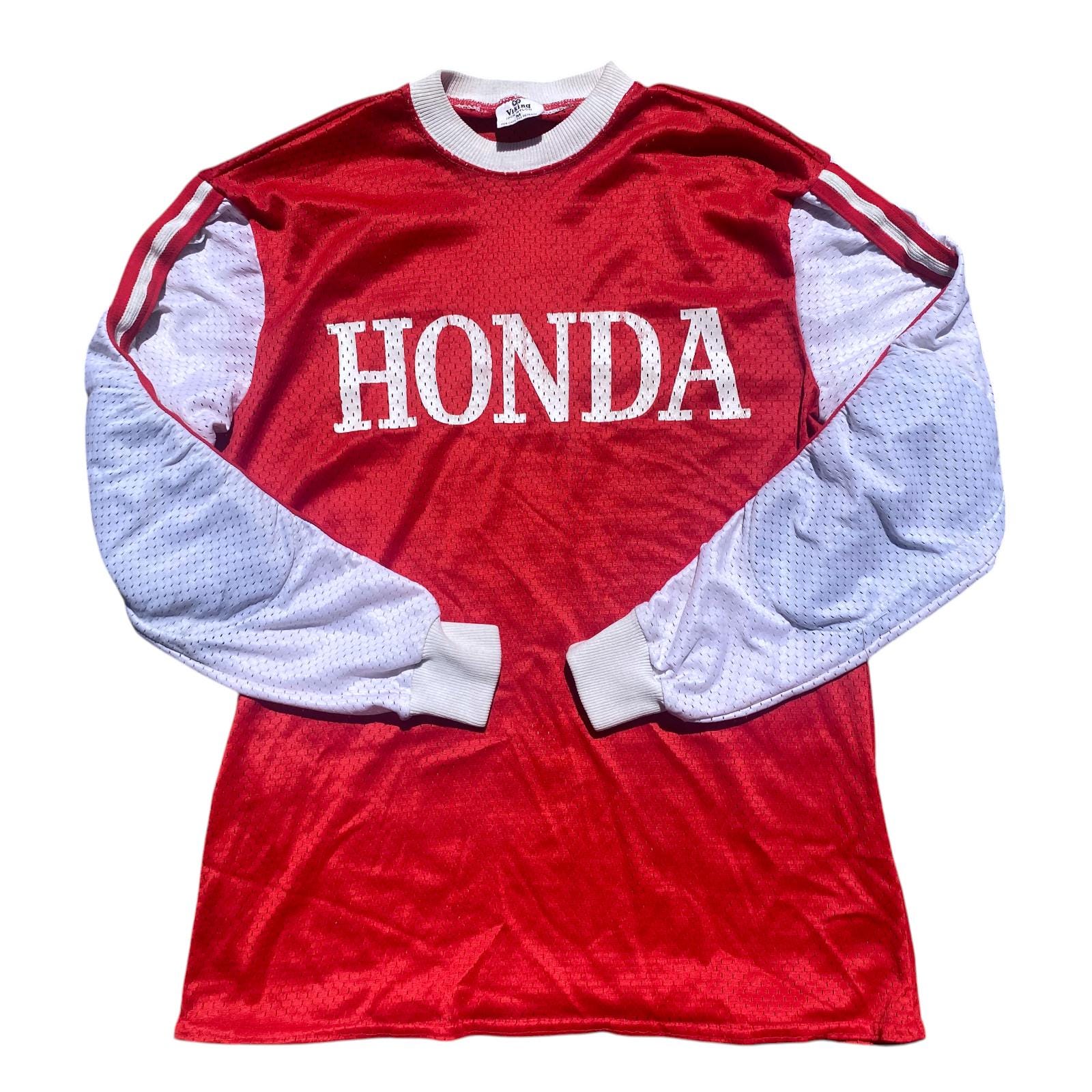 Viking Jersey T-shirt Honda Racing Motocross Vintage 70S Rare
