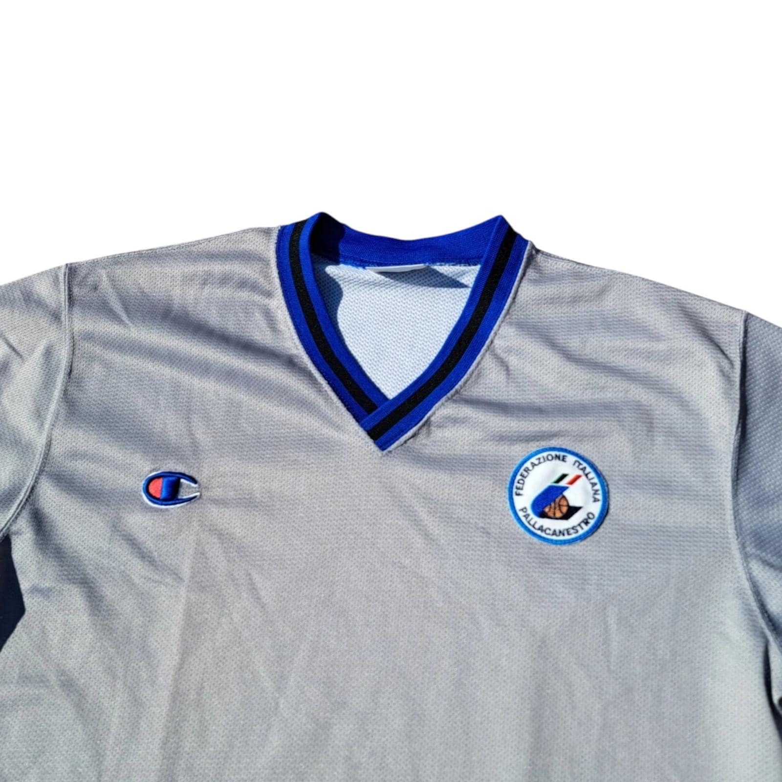 Maillot Arbitre FIP Basket - Italie - Taille L Homme - Gris Vintage