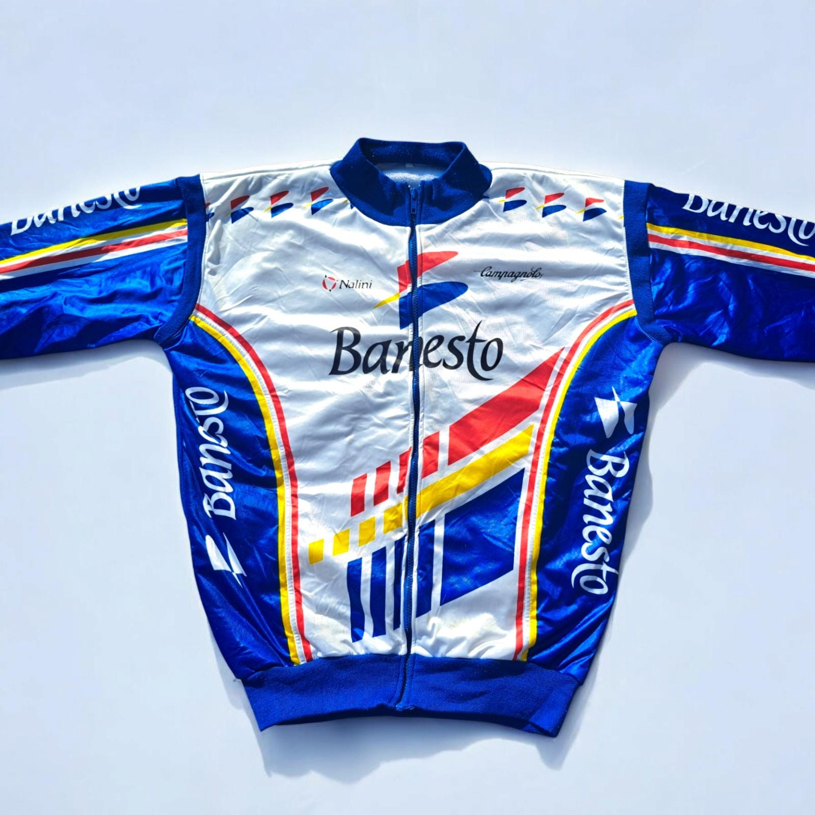 Nalini チーム Banesto ヴィンテージ サイクリング ジャケット 90S