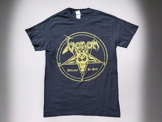 Venom Rock Metal Tshirt Welcome to Hell Vintage 00S Dated 2001  