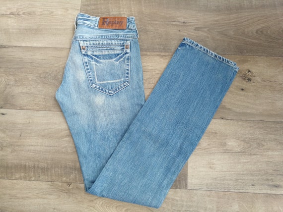 Jean vintage Replay modèle 597 pour femme taille w.26 L 34 - Etsy France