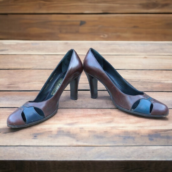 Vintage 00s Salvatore Ferragamo Decolte Women s Shoes Year 2001 Made in Italy N.38 Etsy