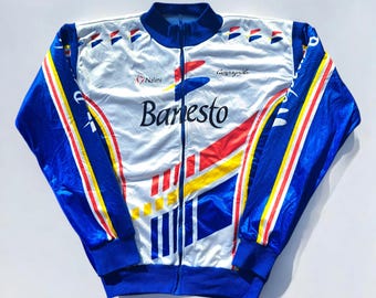 Nalini チーム Banesto ヴィンテージ サイクリング ジャケット 90S
