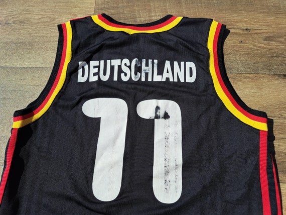 Vintage 90s Germany National Basketball Vest year… - image 5