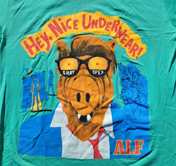 Alf X Ray Spex Tshirt Speed 70 Limit Alien Production Design