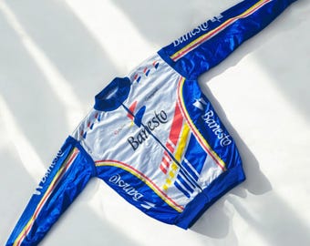 Nalini チーム Banesto ヴィンテージ サイクリング ジャケット 90S
