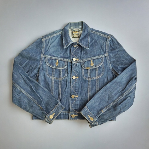 Vintage Lee Premium women's denim jacket dark blu… - image 1