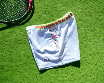 Short de tennis court Fila vintage 80/90S ligne Boris Becker taille 52 - XL