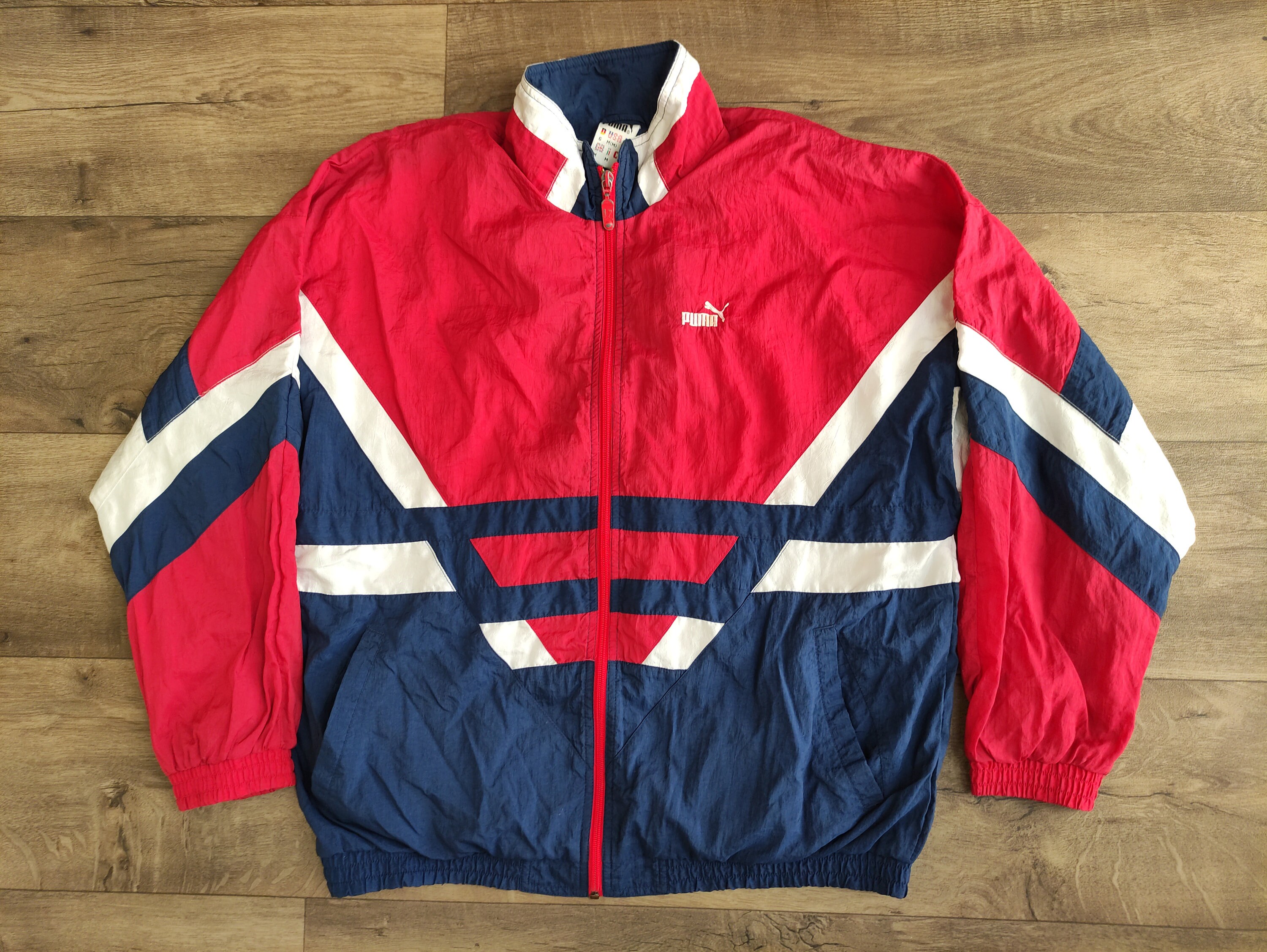 Jacket Giacca Puma Colorata Puma Vintage 90S Colorful Sports