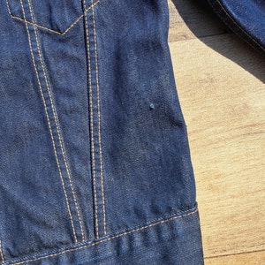 vintage 00S Levis Jeans veste 70500 camionneur année 2000 taille S petite image 5
