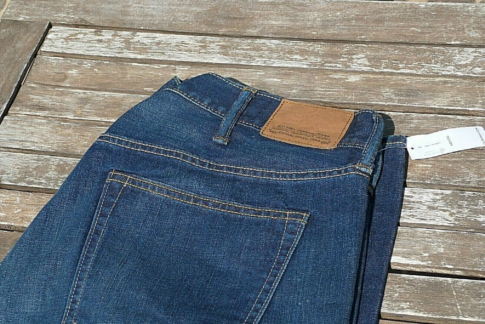 Old Navy Blue Jeans Man Exchanged Slim Etroit Droit W.40 L30 | Etsy Ireland