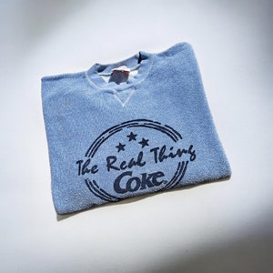Coca-Cola Collection Vintage 90s Oversized Sweatshirt, Size M (Very Comfortable)