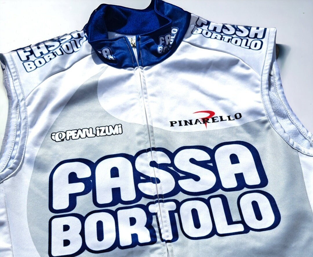 Veste Cycliste Pearl Izumi Fassa Bortolo Vintage 2002 – Michele Bartoli – Taille S
