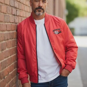 Dainese herrmotorcykeljacka, liten lapp framtill, stor lapp baktill, 100 % nylon, storlek 52-XL bild 2