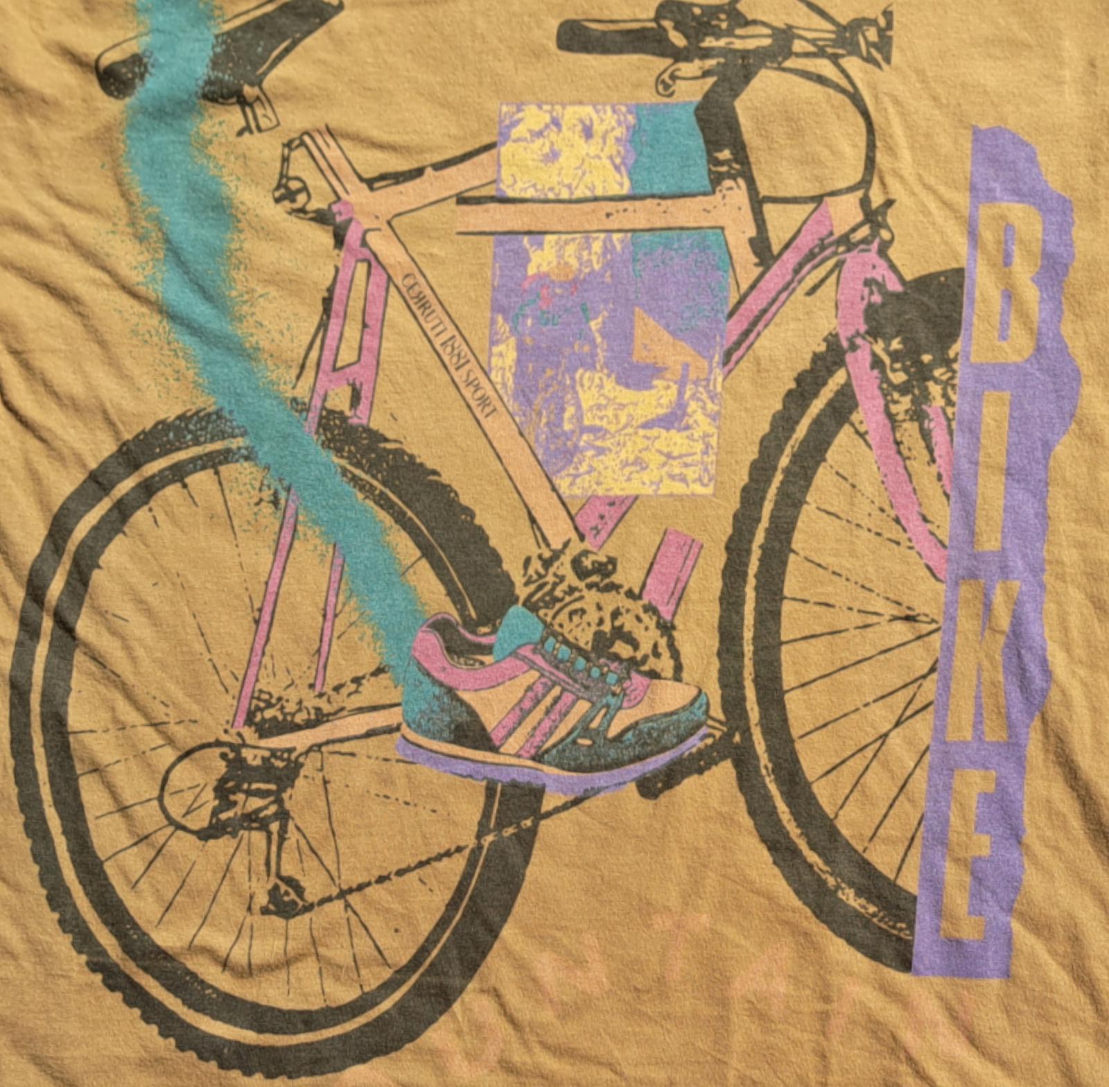 90年代ヴィンテージTシャツ Cerruti Sport 1881 マウンテンバイク 