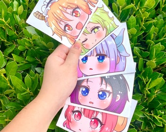 Dragon Maid Peeking Stickers/Car Decals