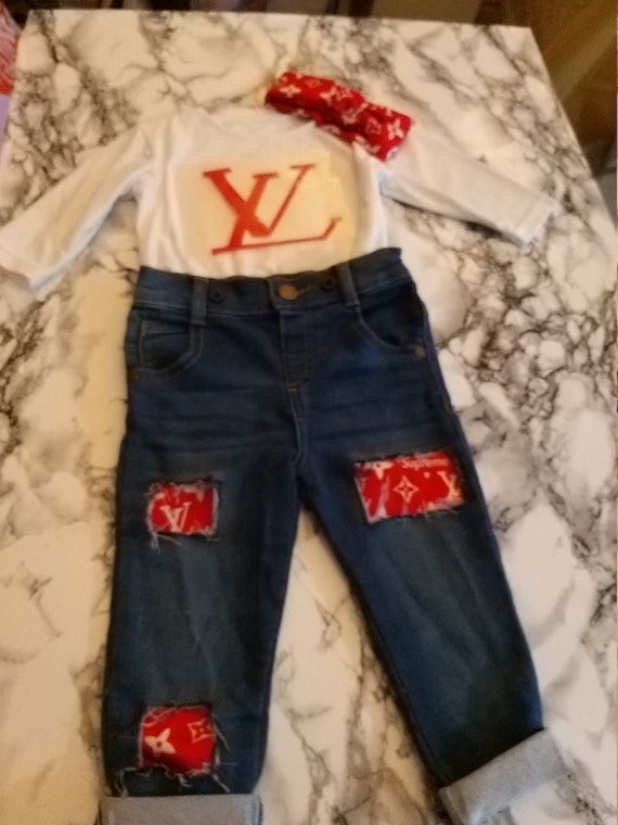 ladies jeans top set