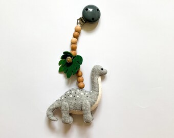 Dinosaur stroller mobile, dinosaur stroller toy, stroller lanyard, pram toy, baby rattles, pram decor, pram accessory, unisex baby gift