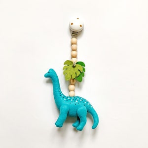 Dinosaur stroller toy, dinosaur pram mobile, stroller accessories, montessori toys, pram toy, stroller nobile, baby shower gift, pram decor
