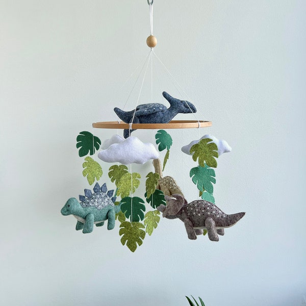 Dinosaur Baby Mobile Etsy