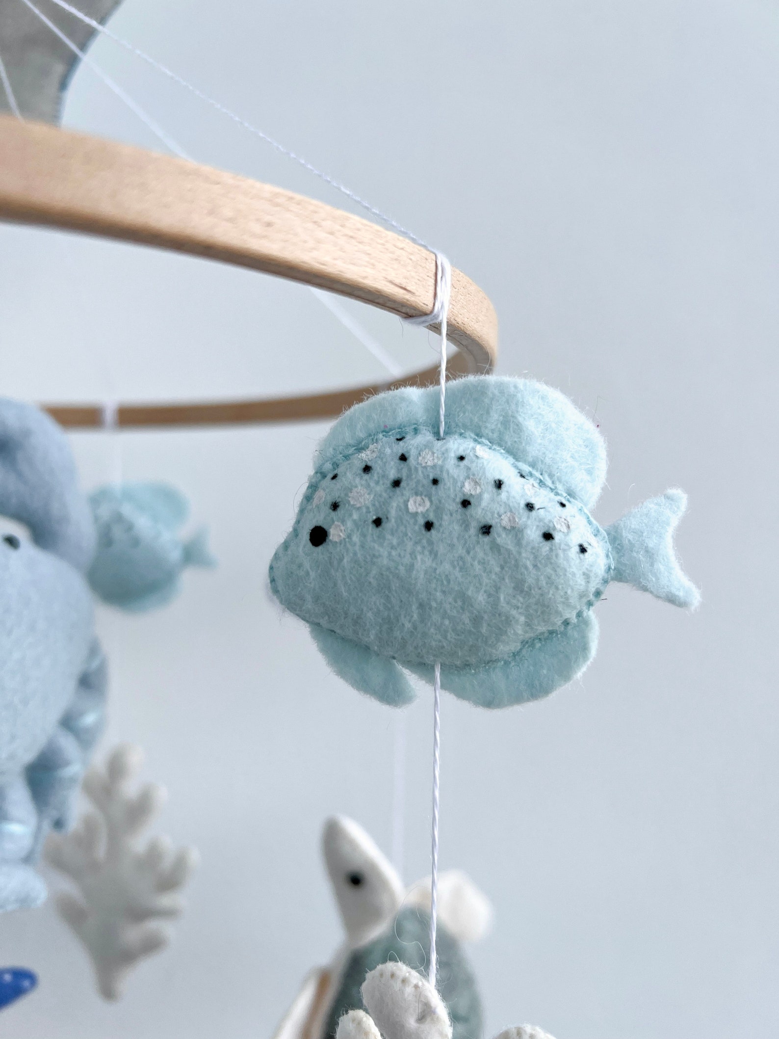 Ocean Nursery Baby Mobile, Scat Baby Mobile, Nautical Nursery Decor