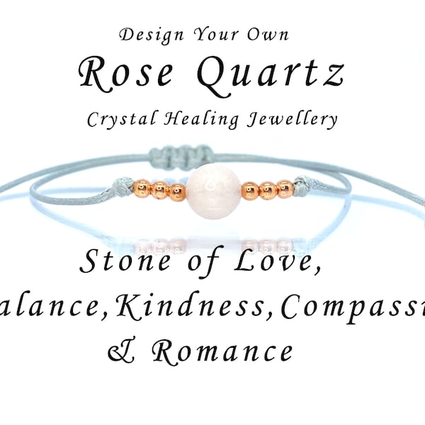 Rose Quartz Bracelet Anklet, Gemstone Bracelet Anklet, Crystal Bracelet Anklet, Natural Rose Quartz Bracelet, Healing, Yoga, Reiki, Surfer