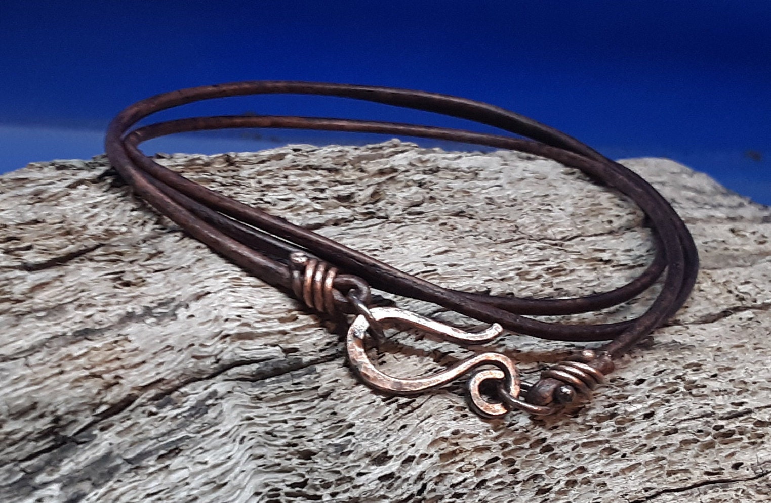 Leather Necklace-1.5mm Leather Cording with Sterling Silver Lobster Clasp-Black-18  Inches - Tamara Scott Designs