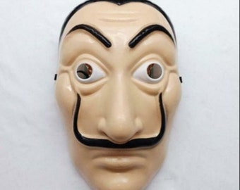 Money Heist Mask Etsy - roblox money heist mask