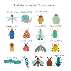 Bug Wall Stickers: Whimsical Insect Decals, Kids Nursery Decor - Etsy