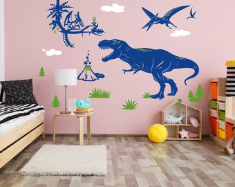 Dinosaur Wall Decal: Tyrannosaurus Rex, Nursery Decor