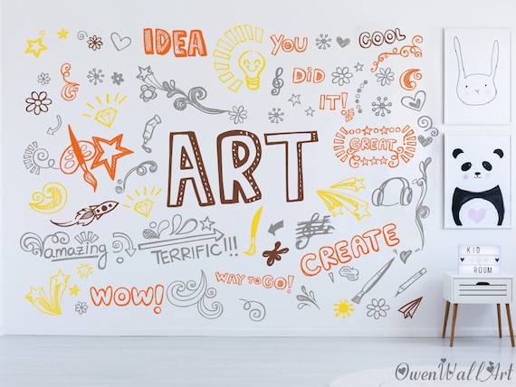 Doodle sale wall art