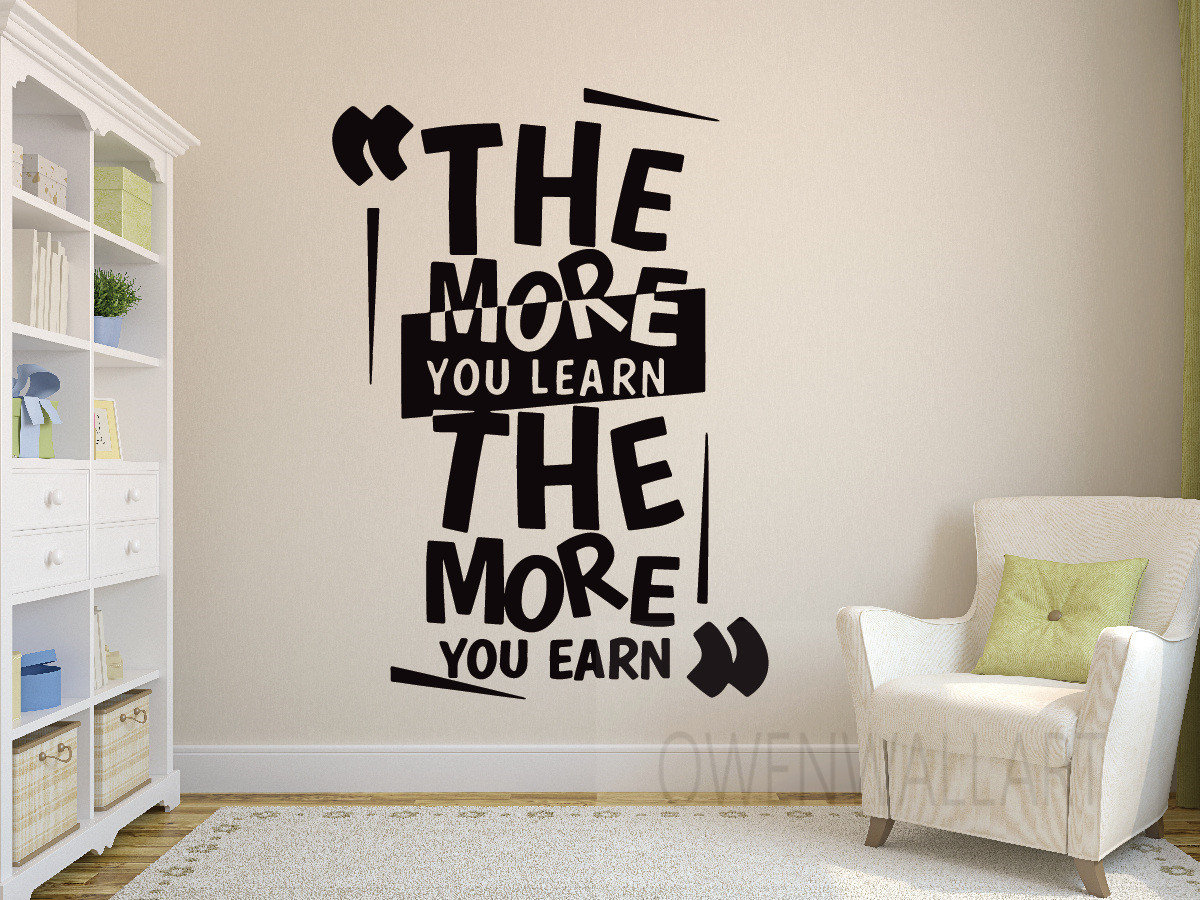 Buy Inspiring Quotes Wall Decal Motivational Vinyl Sticker-the ...