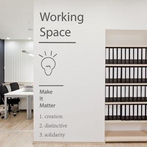 Bulb Creative office wall sticker, Inspiration  Wall Decal -  Office Wall Vinyl Sticker-Office Wall Art-Large Office Wall Sticker