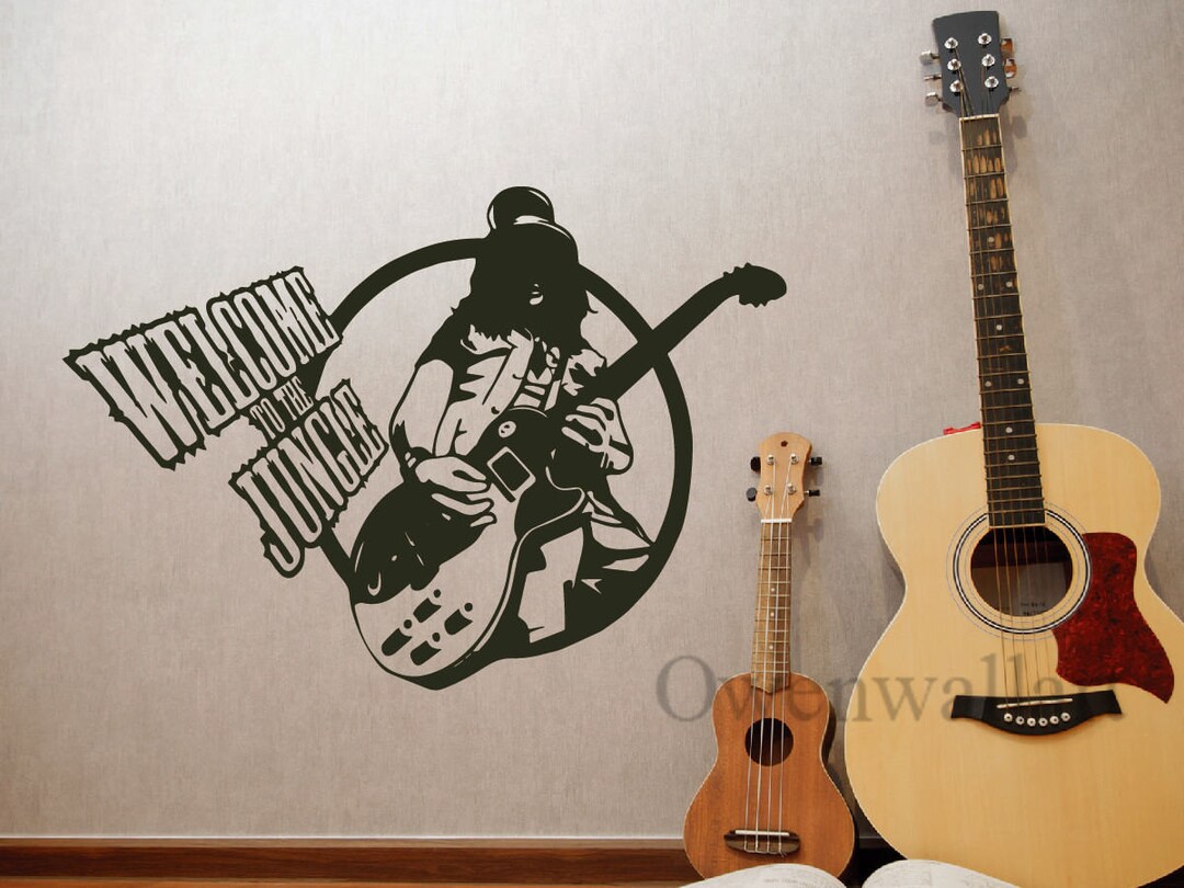 Music Room Wall Decal Music Vinyl Wall Sticker DJ Wall Art Etsy UK