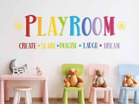 Kids Inspirational Quotes Wall Decals - Colorful Positive Sayings For Classroom & Playroom
