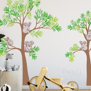 Nursery Koala Wall decal,Cute koala vinyl decal, Kids wall art koala Wall Sticker, Baby nursery wall decal, kids wall sticker