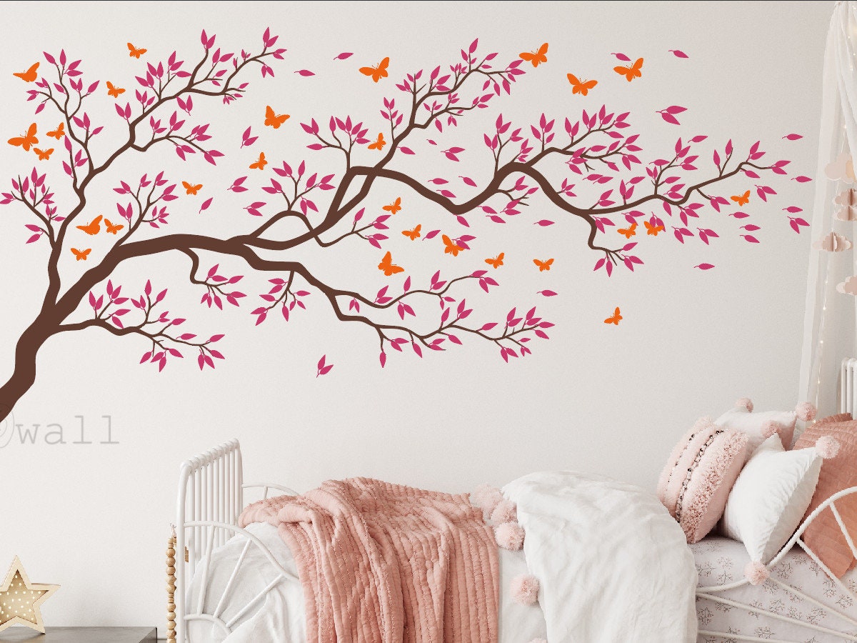 AHANDMAKER 12 Fogli Adesivi Trasferibili Con Uccellini E Fiori Di Ciliegio, Decorazioni Per Casa, Vetro, Porcellana, 12x13 Cm