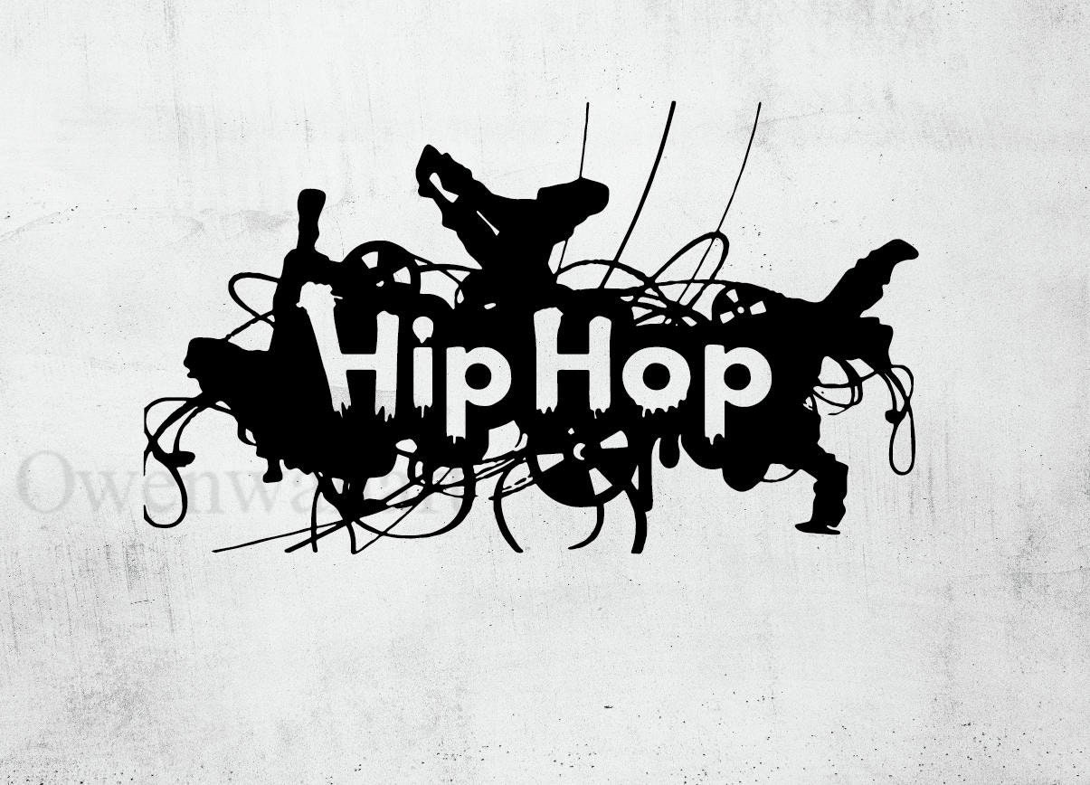 Hip Hop Dancing Decal, Street Dance Sticker, Dancing Stuido