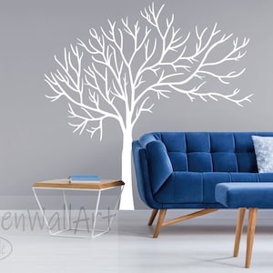 Winter Tree Wall Decal,  Photoframe Tree Wall Decal, LargeTree Wall Art, Tree  Decor, Nursery Wall Vinyl Wall Decal, Kids Room Wall Decor