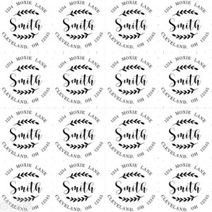 Able labels change of address cards