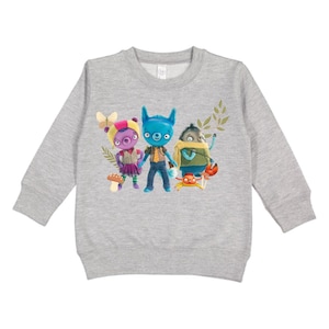Tumble Leaf-peutersweater; jeugdsweater