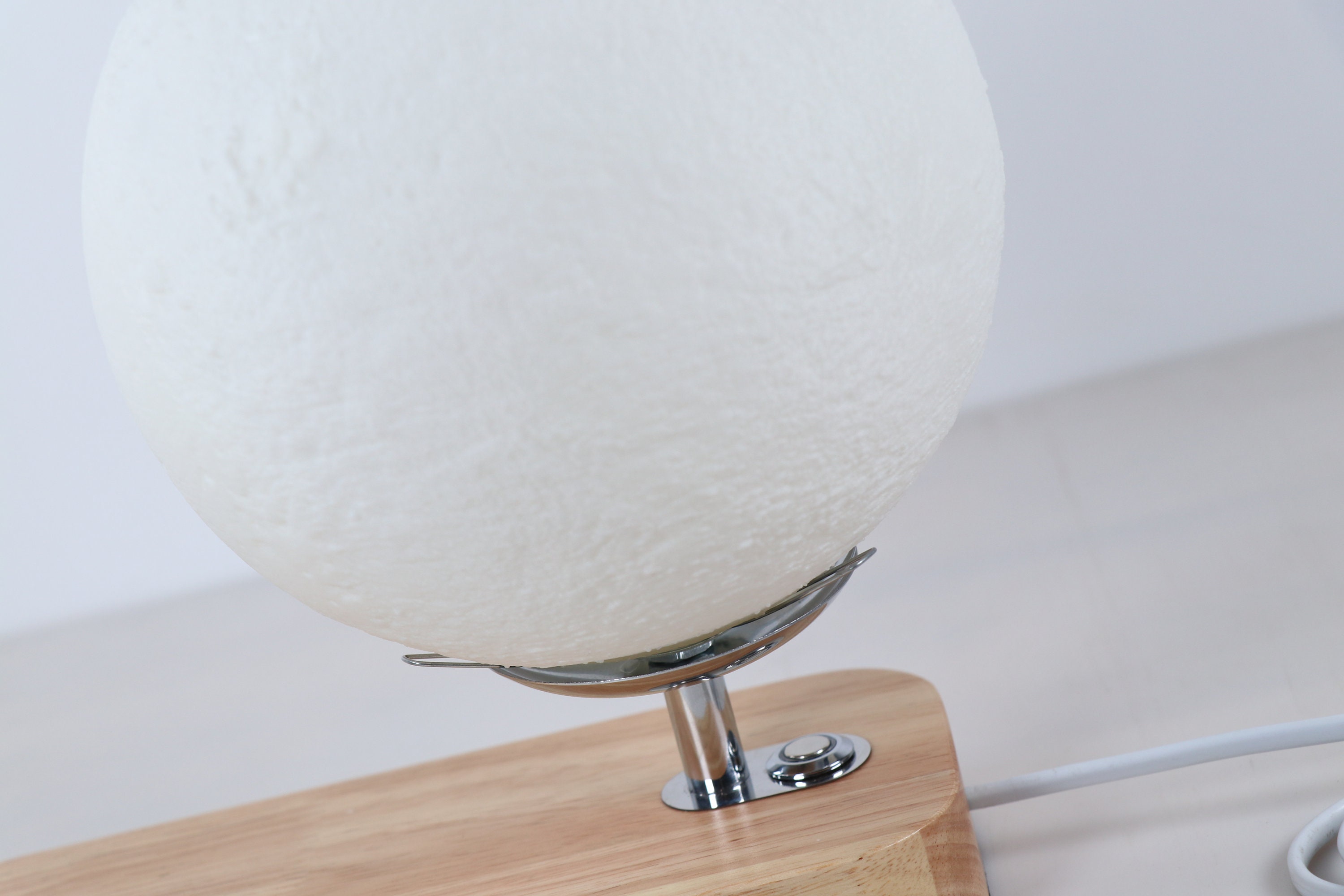 Moon Light Bedside Lamp with Phone Charger. Choose Either USB Etsy