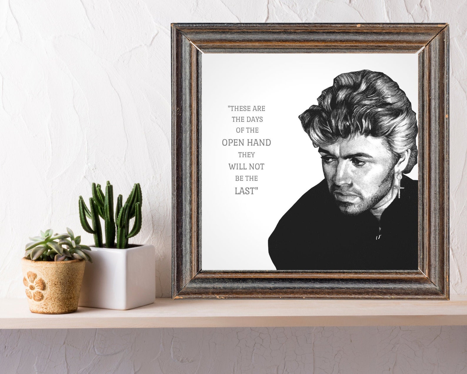 Michael Portrait Wall Art Print Etsy