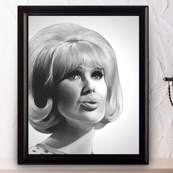 Dusty Springfield Print - Portrait Drawing - Various Sizes