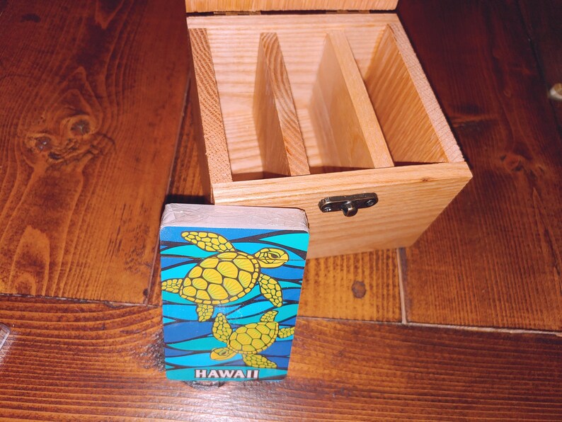 Customizable Card Deck Holder W/ Separators Made in Maine Etsy