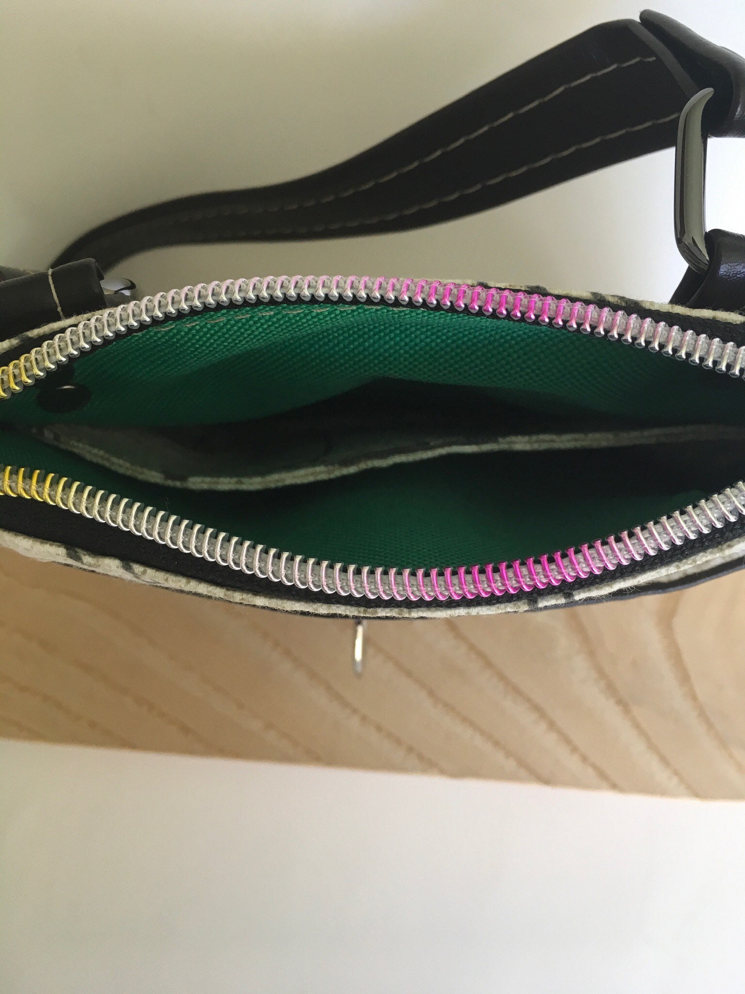 Slim Dog Walking Bag With Waste Disposal Access Etsy