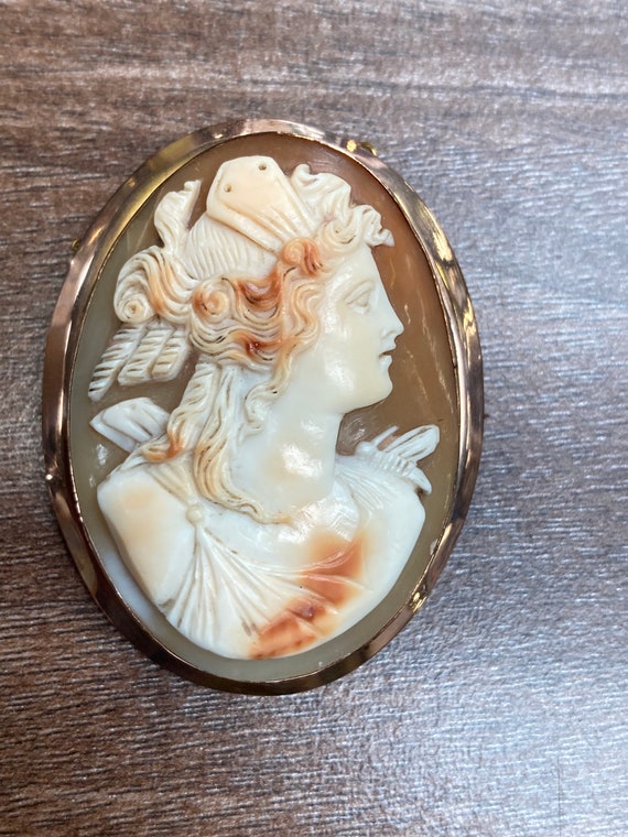 Victorian Edwardian shell cameo