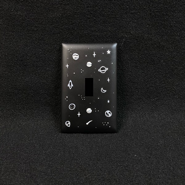 Space Doodle Light Switch/Outlet Cover
