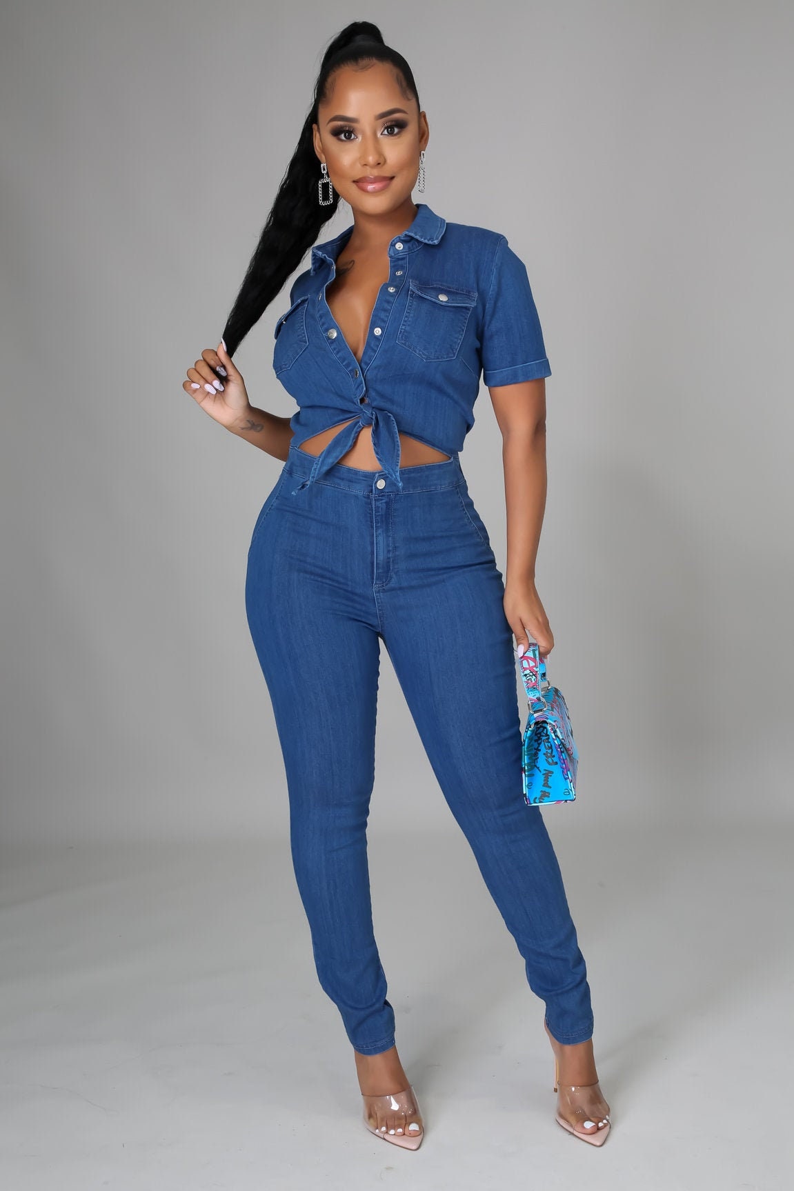 Denim Bodysuit - Etsy