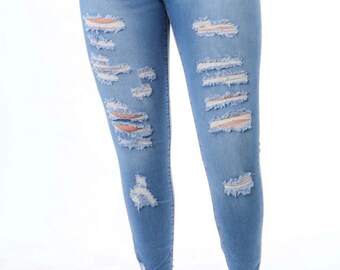 Ripped Jeans - Etsy
